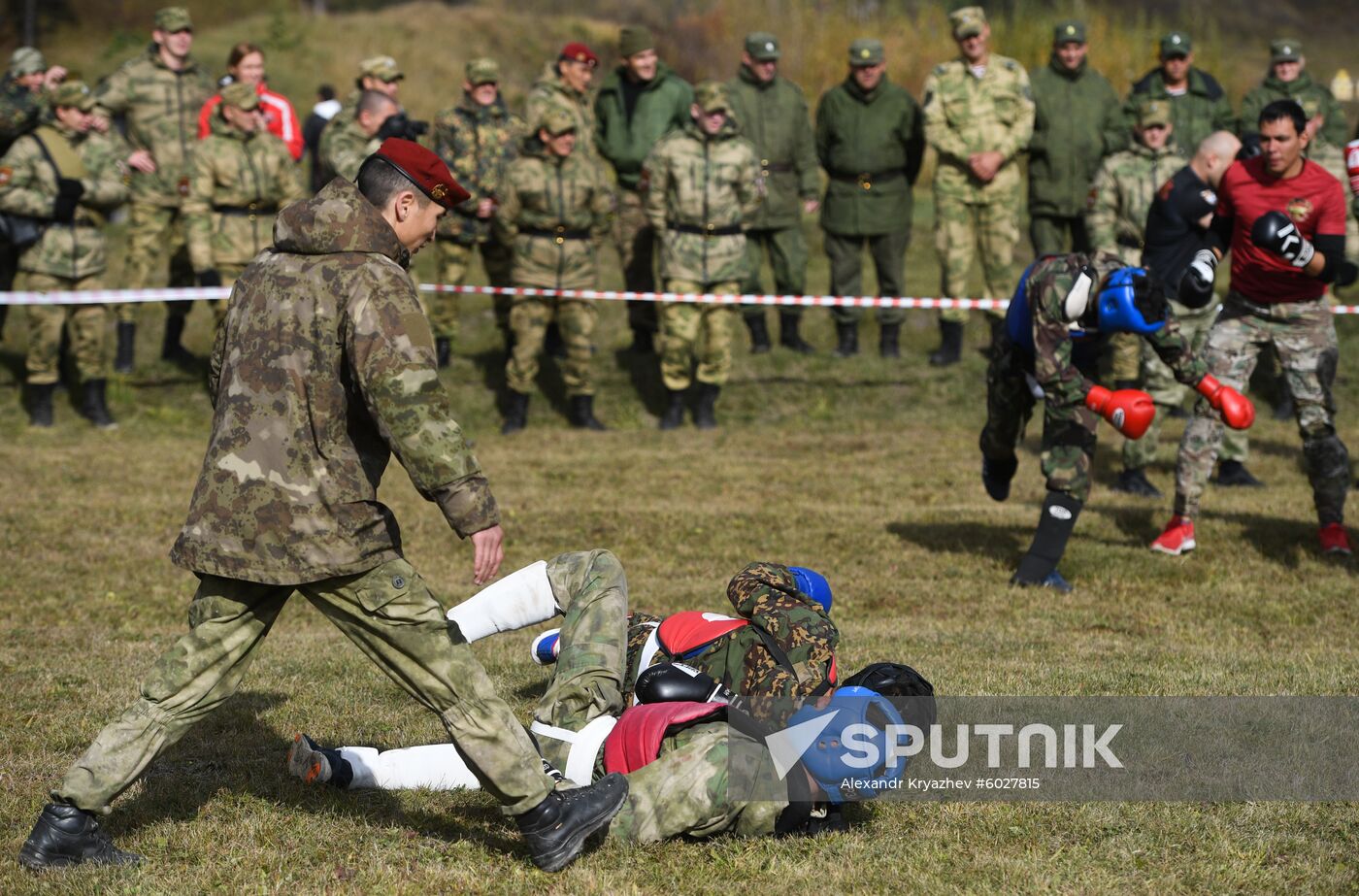 Russia National Guard Maroon Berets Exams