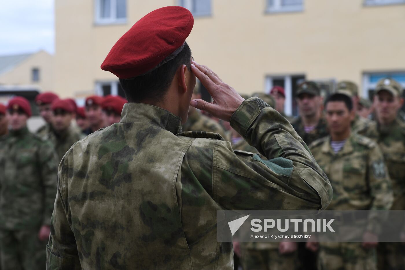Russia National Guard Maroon Berets Exams