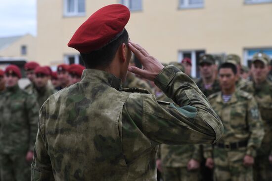 Russia National Guard Maroon Berets Exams