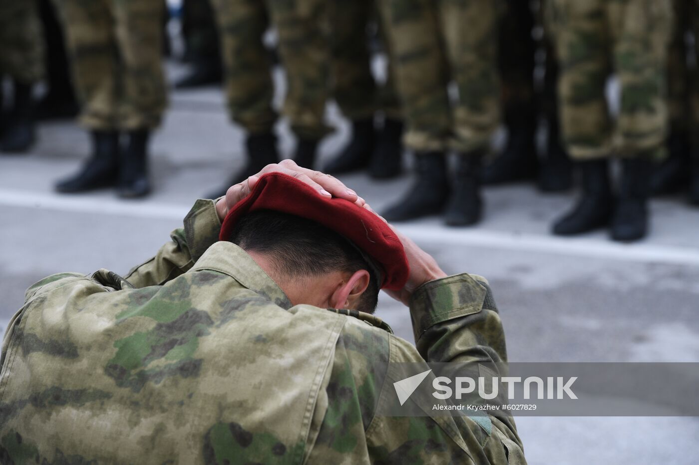 Russia National Guard Maroon Berets Exams