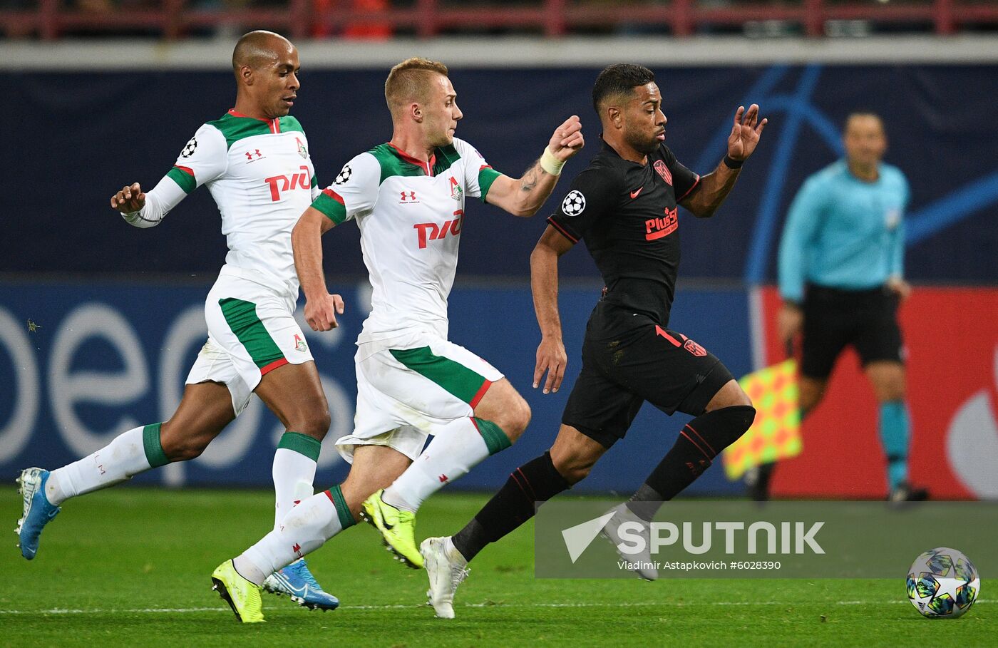 Russia Soccer Champions League Lokomotiv - Athletico