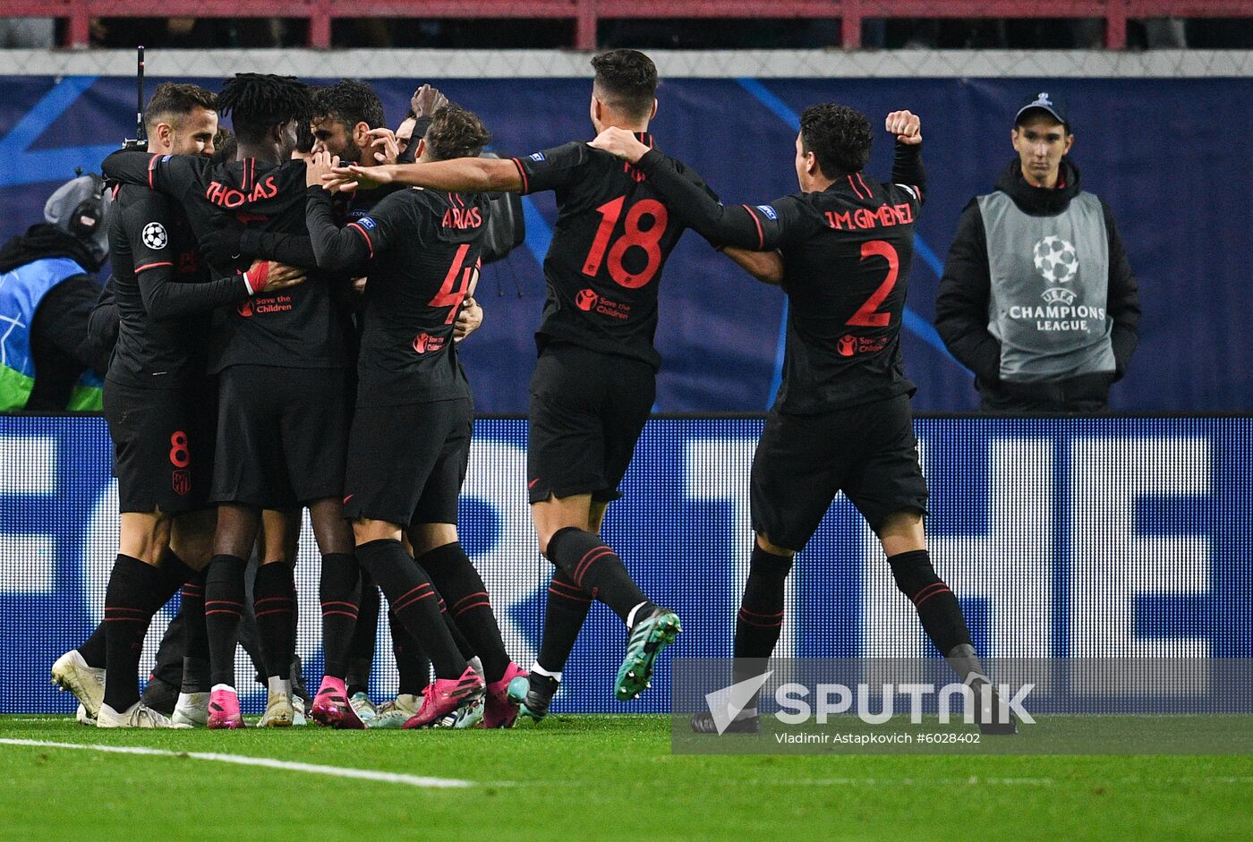 Russia Soccer Champions League Lokomotiv - Athletico