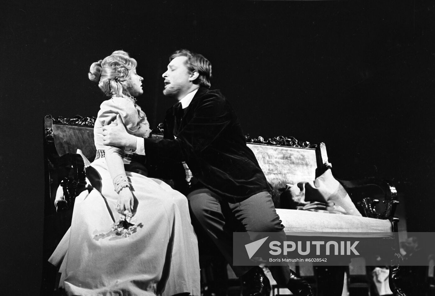 Play 'Three sisters' staged at Leningrad Gorky Academic Bolshoi Drama Theater