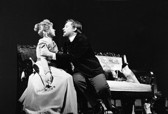 Play 'Three sisters' staged at Leningrad Gorky Academic Bolshoi Drama Theater