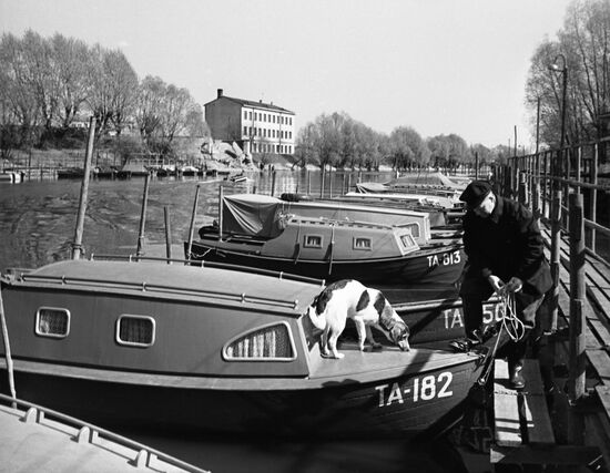 Boat station in Tartu