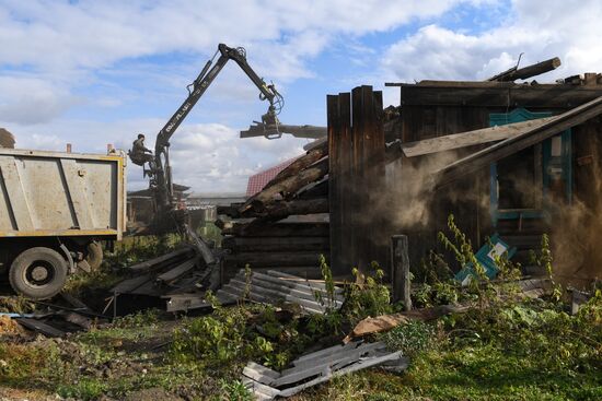 Russia Floods Aftermath 