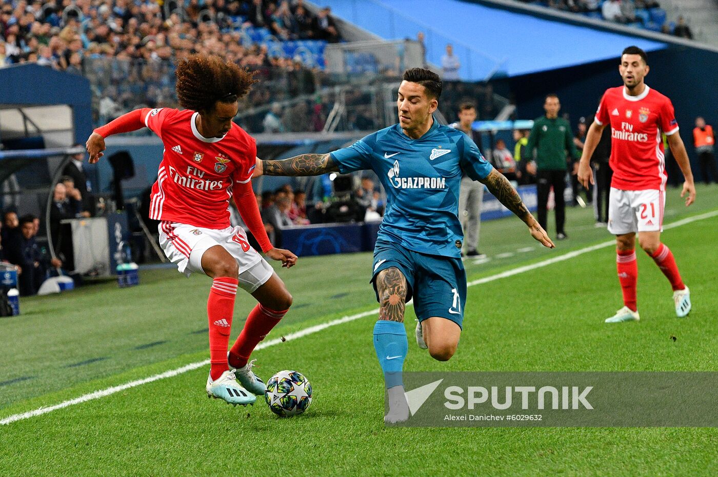 Russia Soccer Champions League Zenit - Benfica