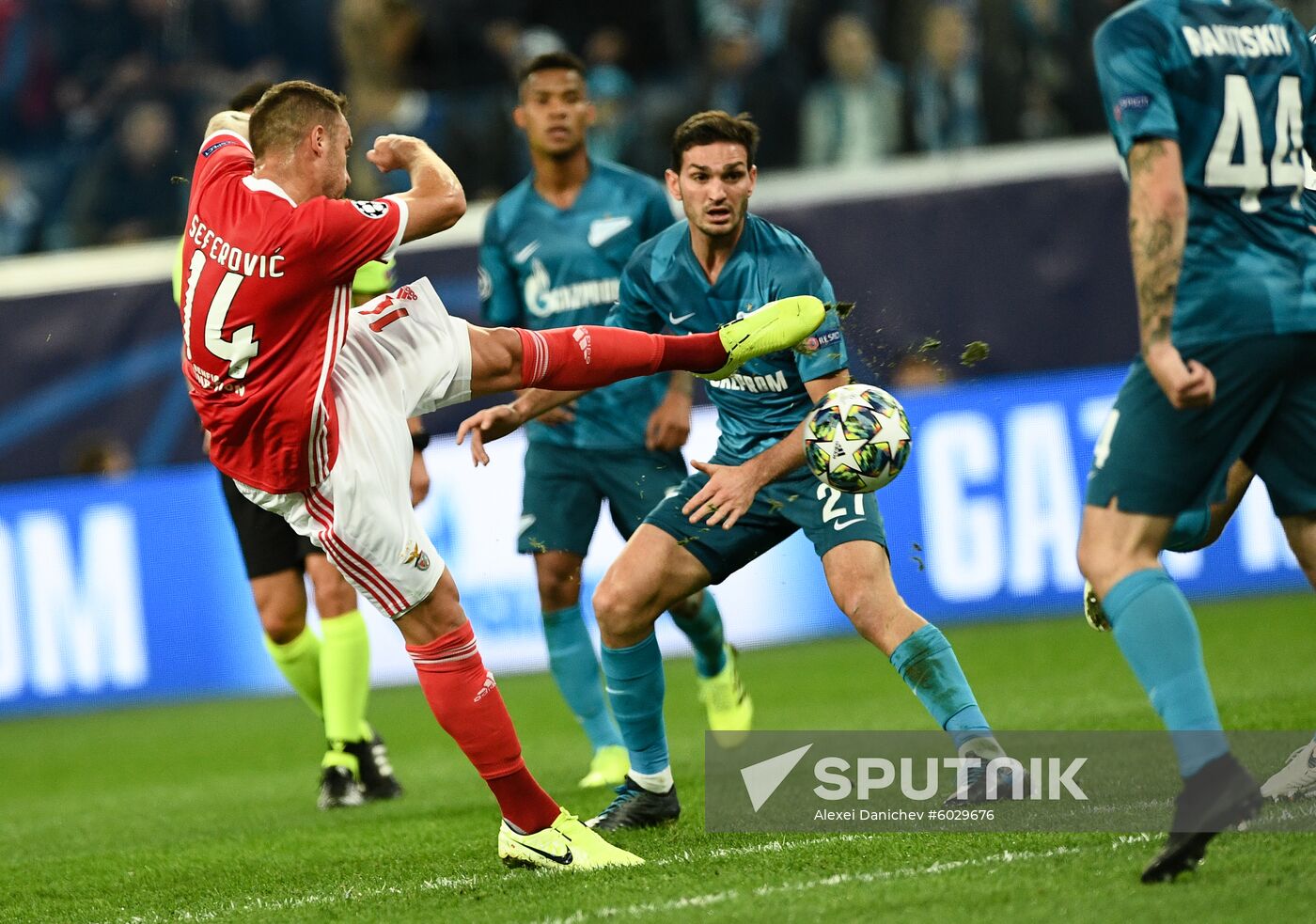 Russia Soccer Champions League Zenit - Benfica