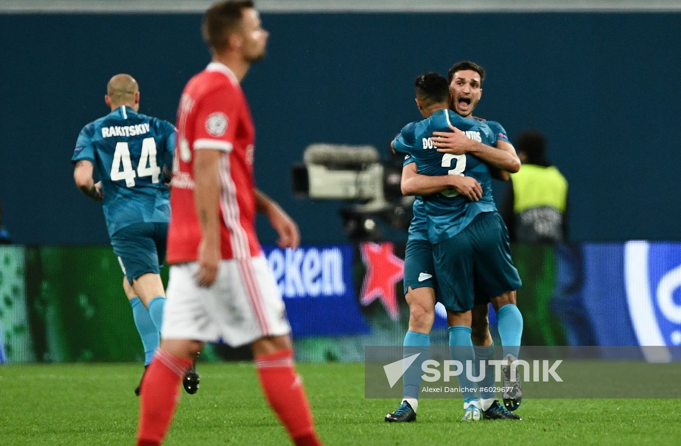 Russia Soccer Champions League Zenit - Benfica
