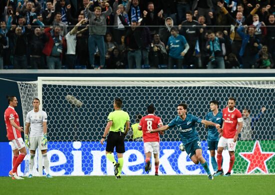 Russia Soccer Champions League Zenit - Benfica