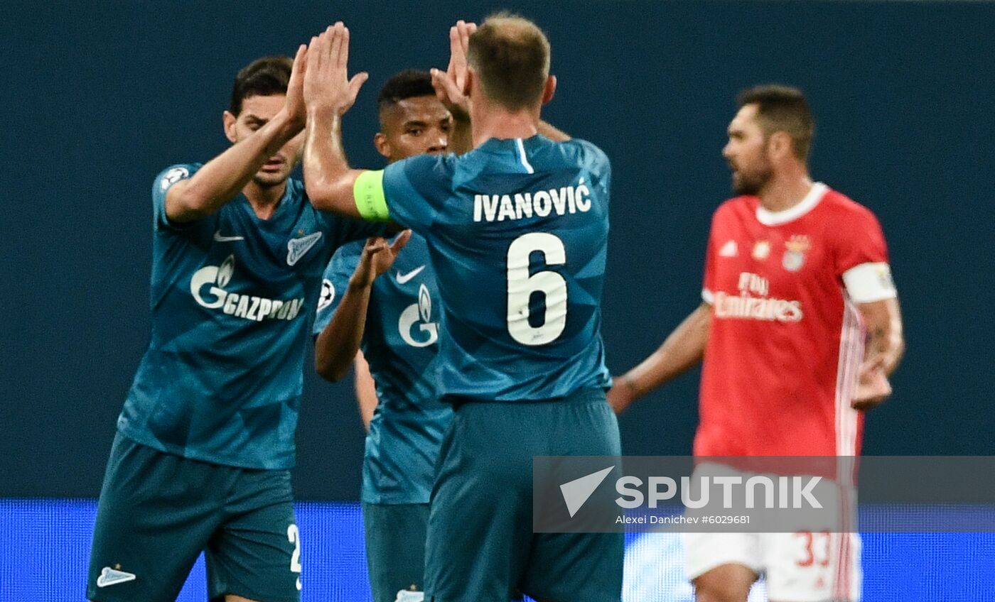 Russia Soccer Champions League Zenit - Benfica