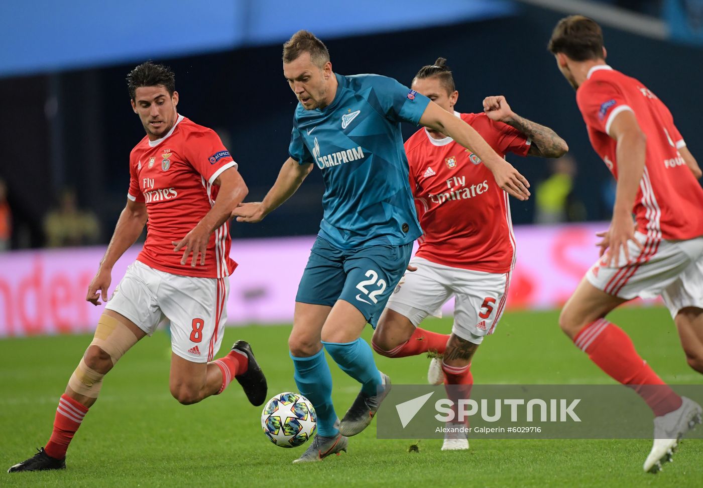 Russia Soccer Champions League Zenit - Benfica