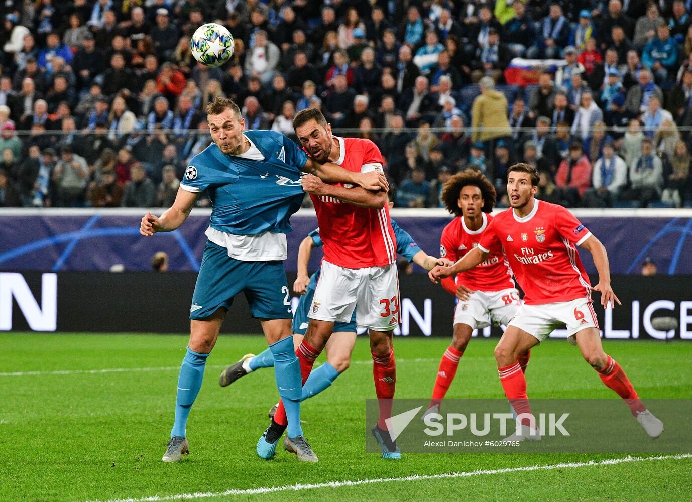 Russia Soccer Champions League Zenit - Benfica