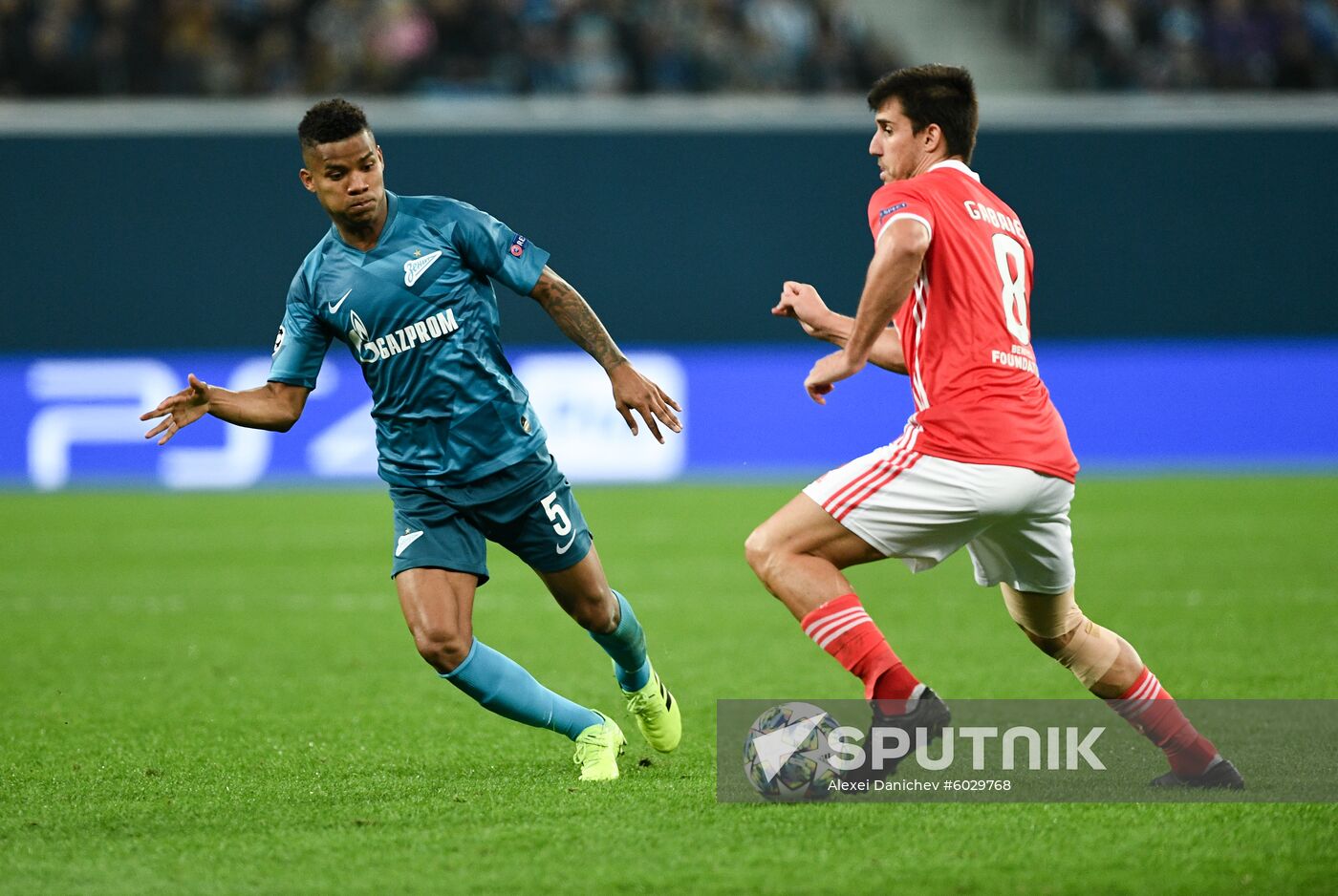 Russia Soccer Champions League Zenit - Benfica