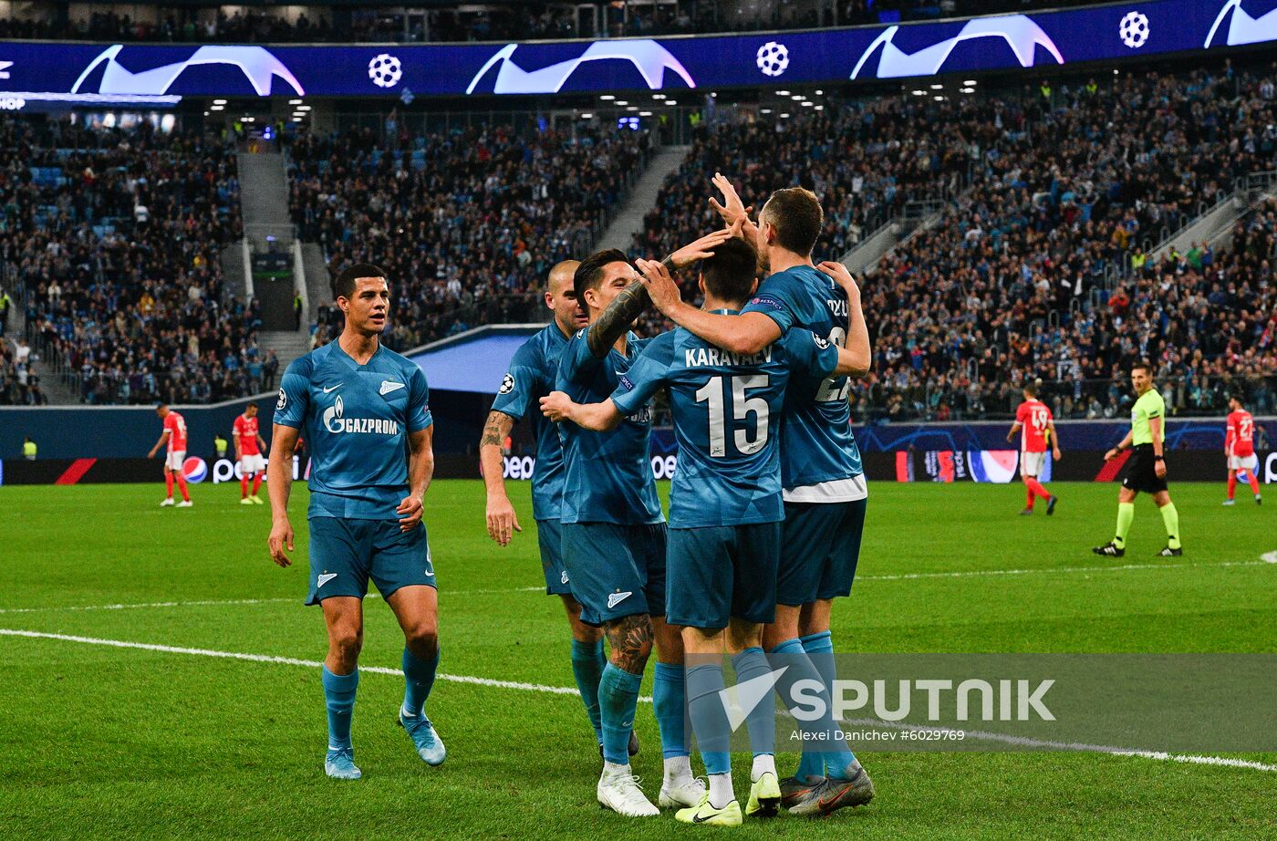 Russia Soccer Champions League Zenit - Benfica