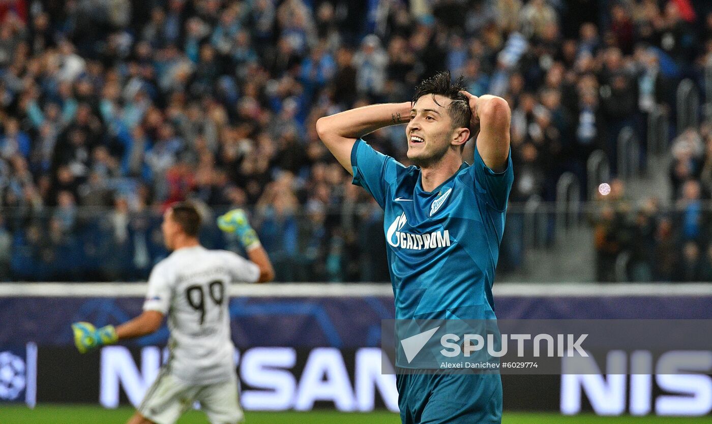 Russia Soccer Champions League Zenit - Benfica