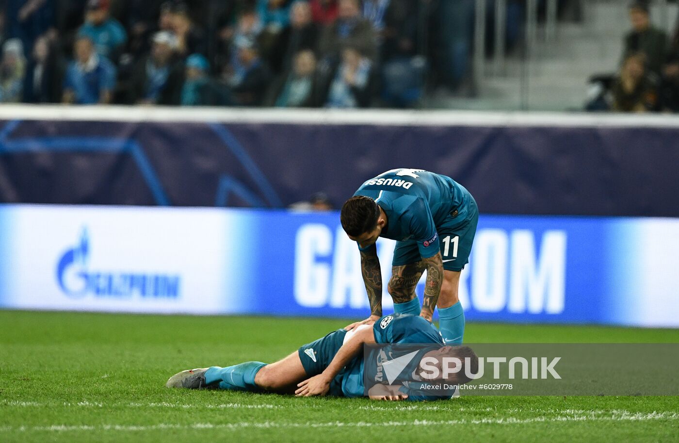 Russia Soccer Champions League Zenit - Benfica