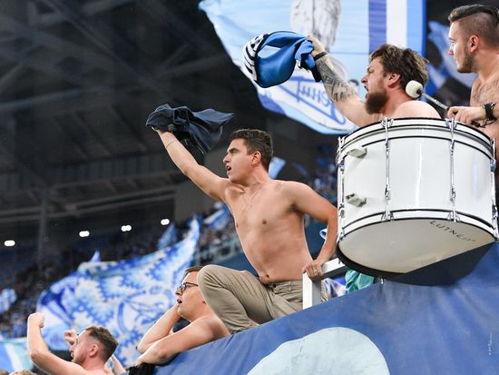 Russia Soccer Champions League Zenit - Benfica
