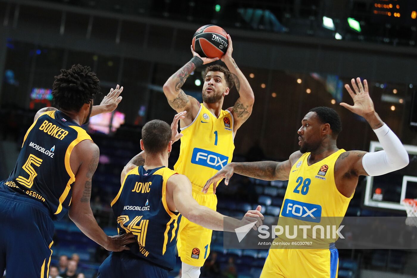 Russia Basketball Euroleague Khimki - Maссabi