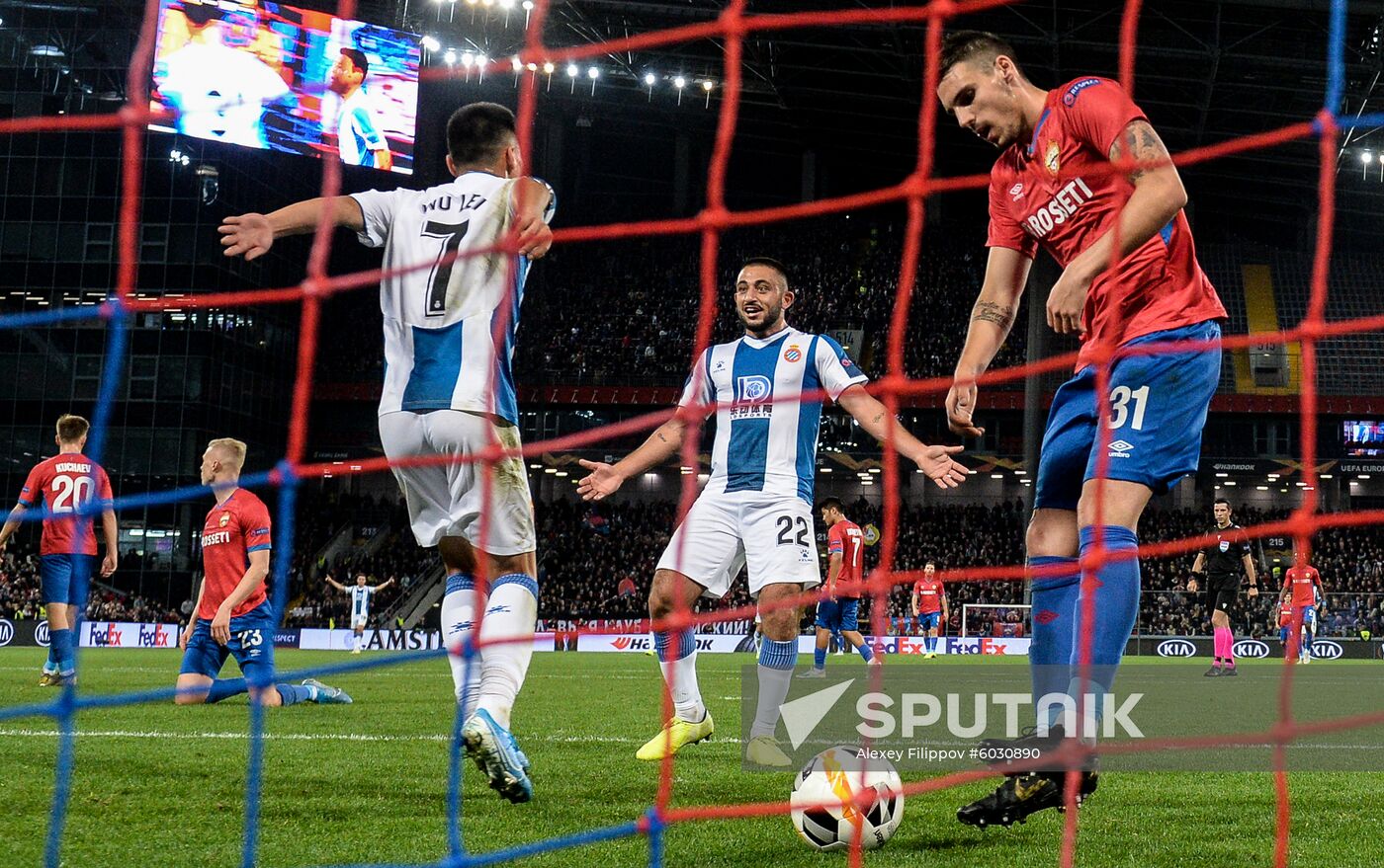 Russia Soccer Europa League CSKA - Espanyol