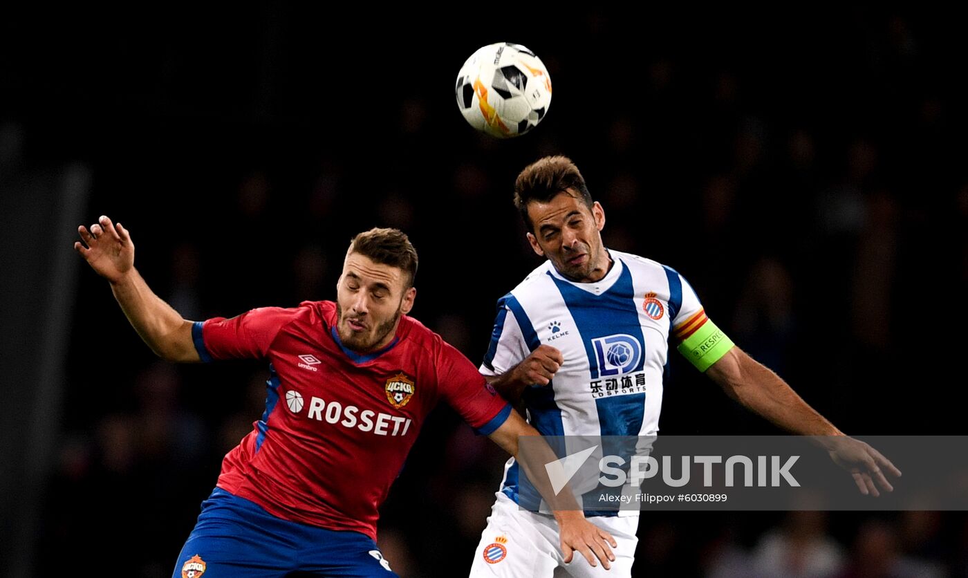 Russia Soccer Europa League CSKA - Espanyol