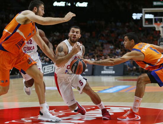 Spain Basketball Euroleague Valencia - CSKA