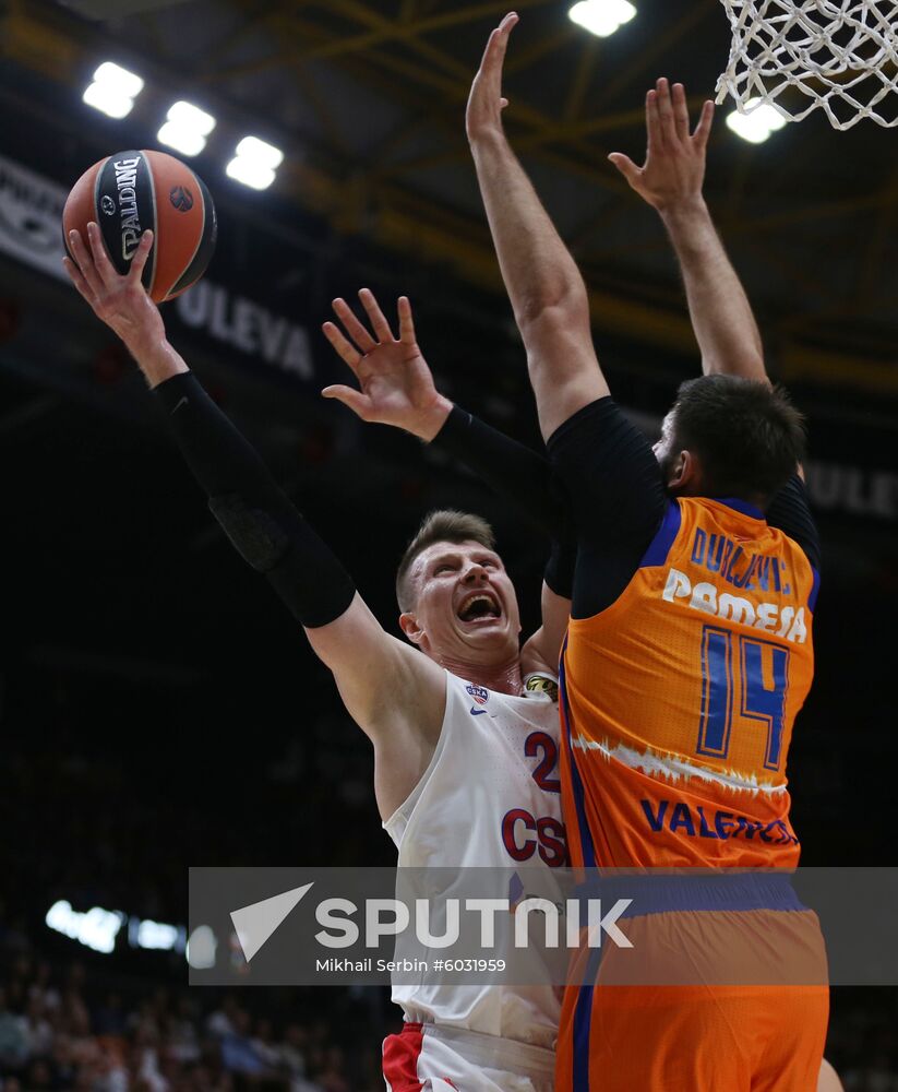Spain Basketball Euroleague Valencia - CSKA