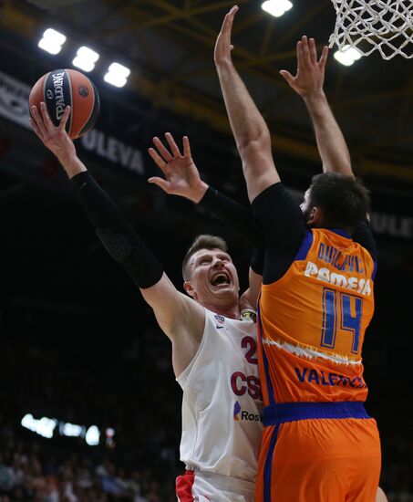 Spain Basketball Euroleague Valencia - CSKA