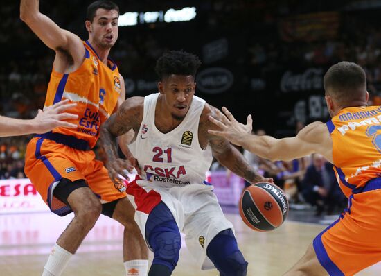 Spain Basketball Euroleague Valencia - CSKA