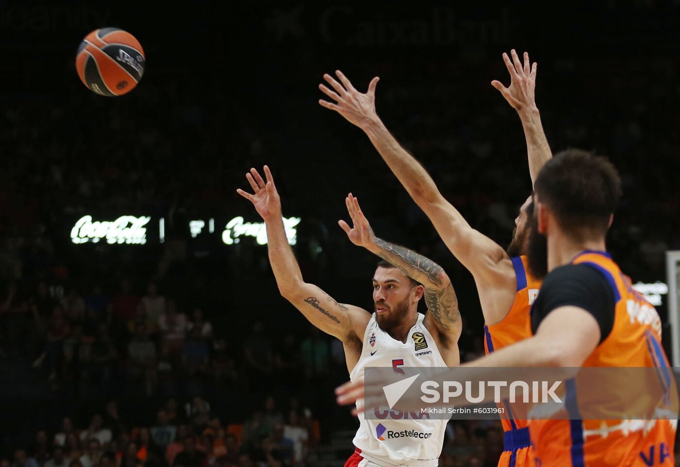 Spain Basketball Euroleague Valencia - CSKA
