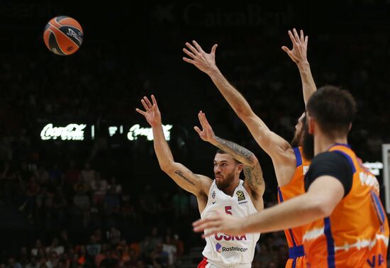 Spain Basketball Euroleague Valencia - CSKA