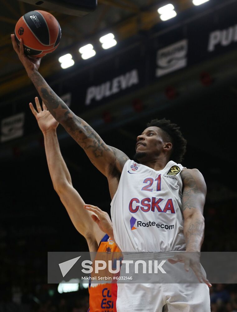 Spain Basketball Euroleague Valencia - CSKA