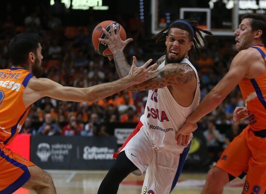 Spain Basketball Euroleague Valencia - CSKA