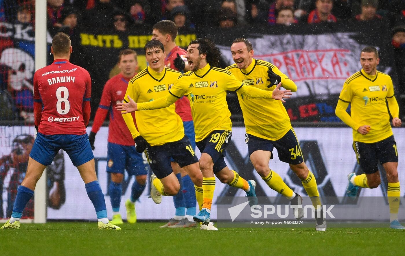 Russia Soccer Premier-League CSKA - Rostov
