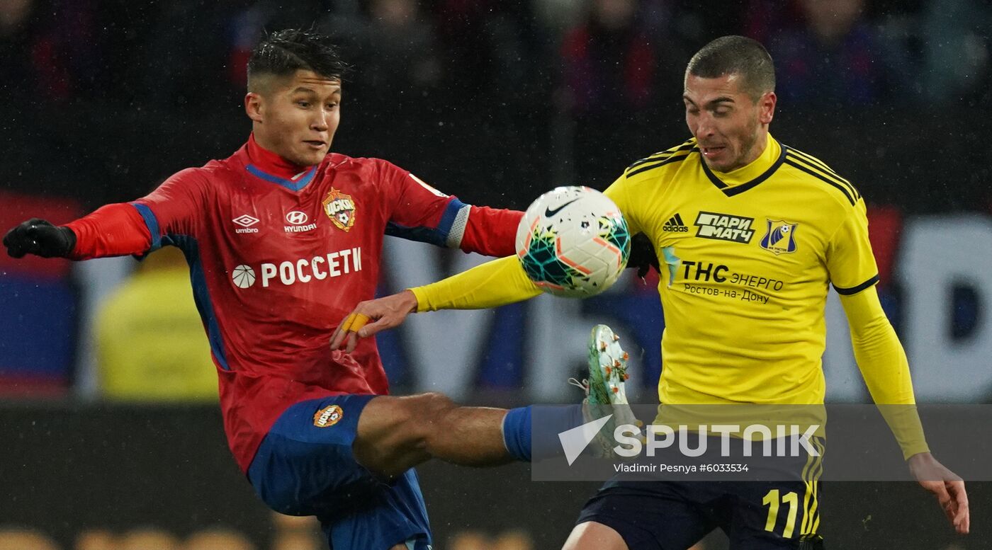 Russia Soccer Premier-League CSKA - Rostov