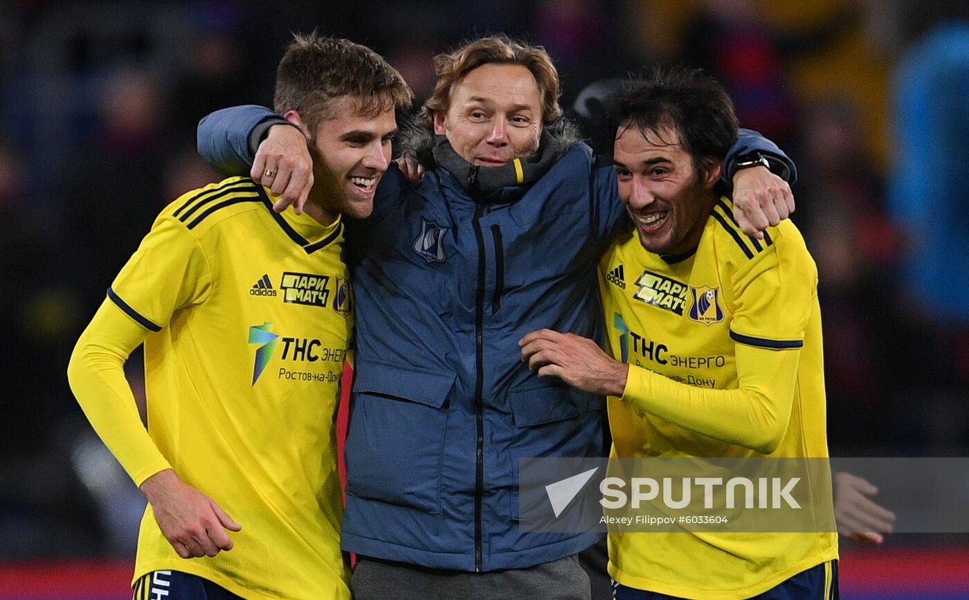 Russia Soccer Premier-League CSKA - Rostov