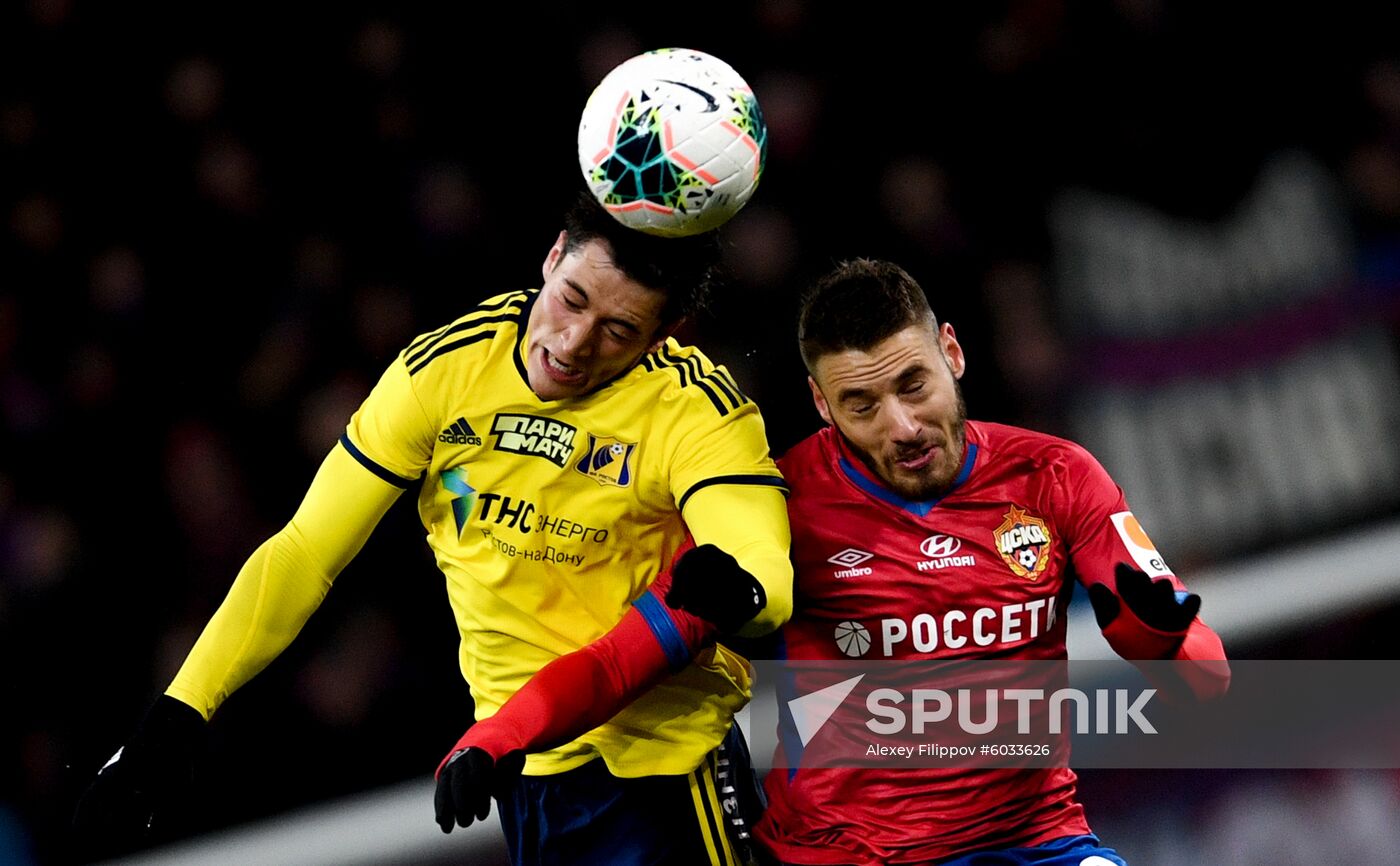 Russia Soccer Premier-League CSKA - Rostov