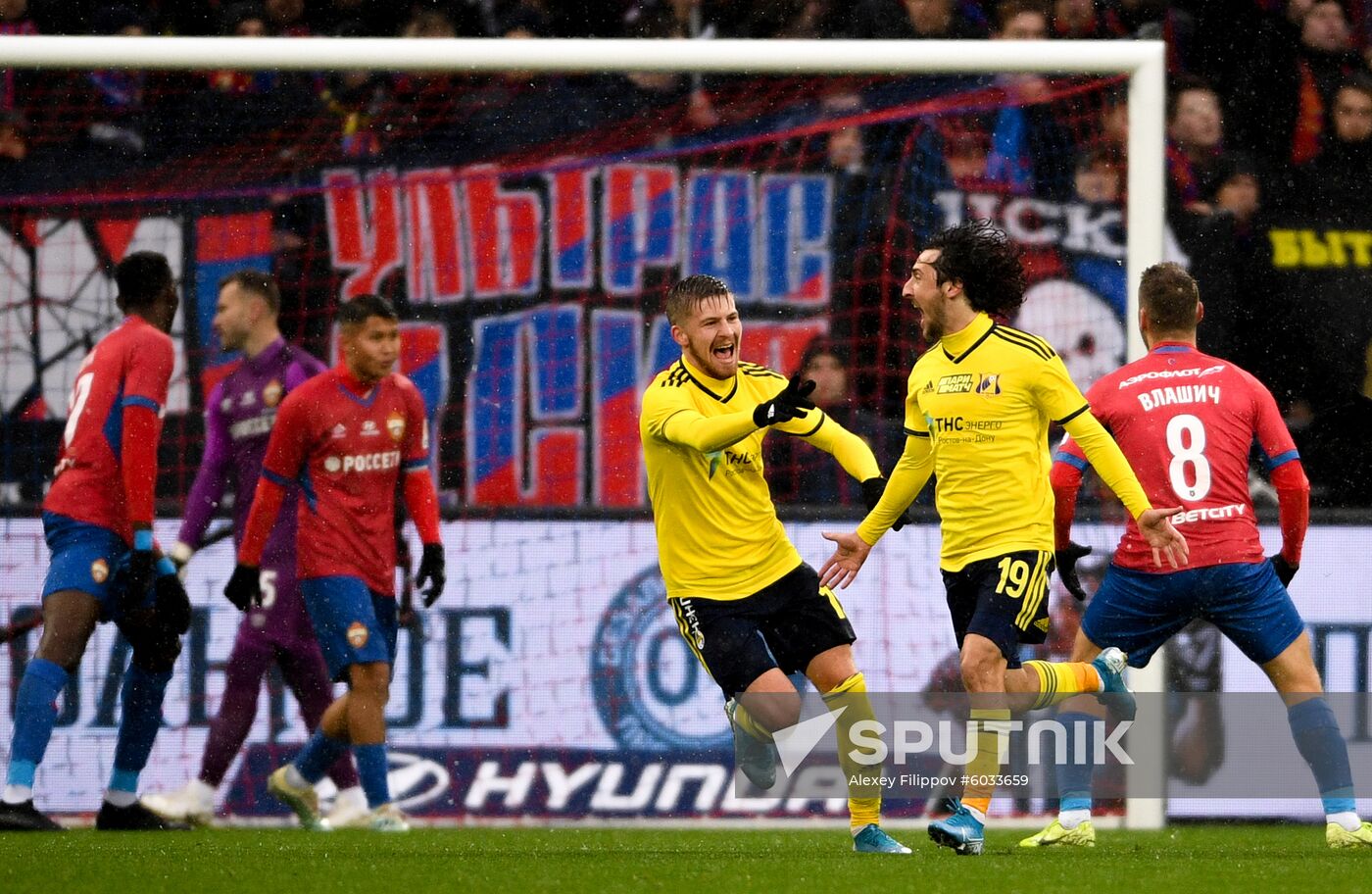 Russia Soccer Premier-League CSKA - Rostov