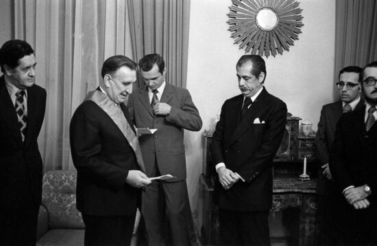 Order of Peru presented to Ivan Arkhipov