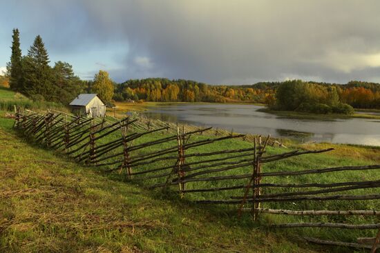 Zekhnovo Village in Arkhangelsk Region