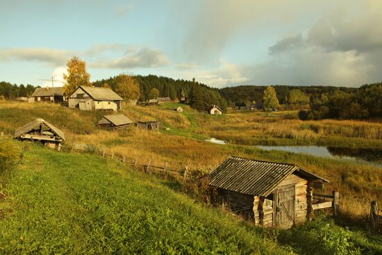 Zekhnovo Village in Arkhangelsk Region