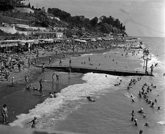 Beach in Gagry