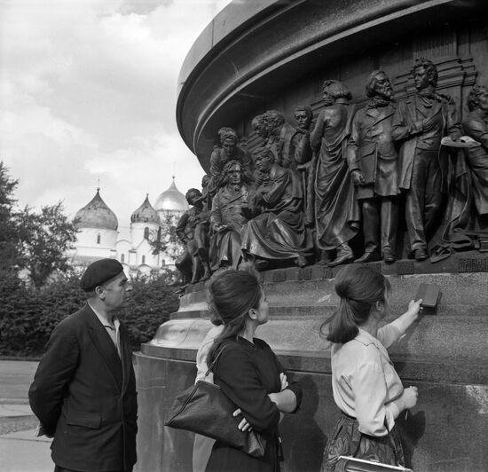 Millennium of Russia monument in Novgorod