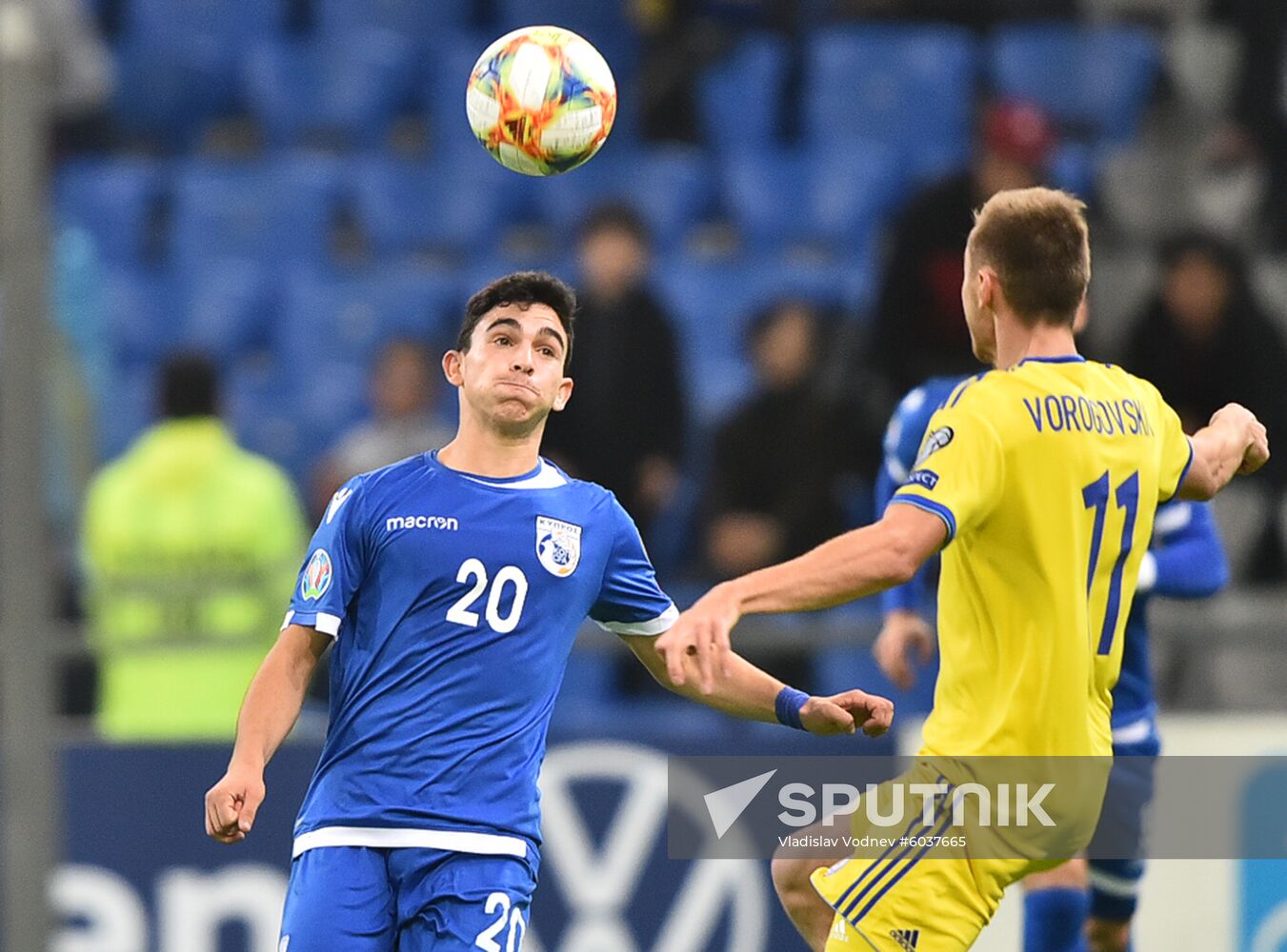 Kazakhstan Soccer Euro 2020 Qualifier Kazakhstan - Cyprus