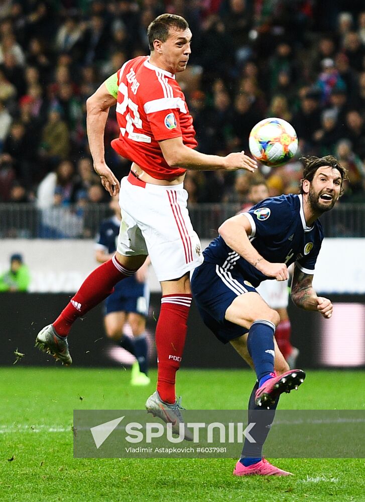 Russia Soccer Euro 2020 Qualifier Russia - Scotland