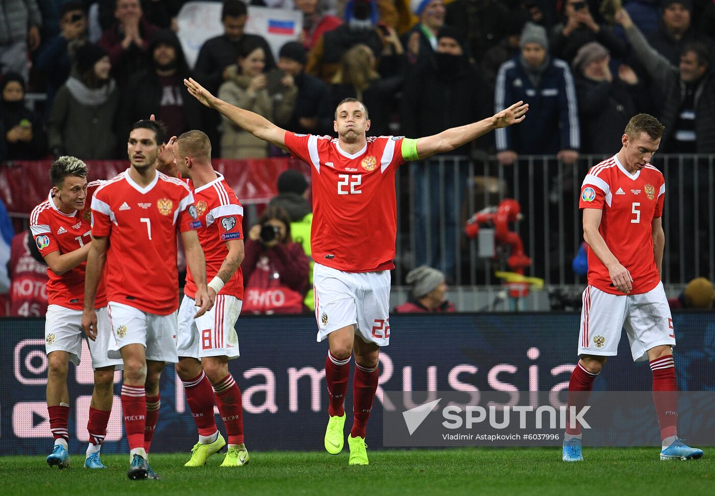 Russia Soccer Euro 2020 Qualifier Russia - Scotland