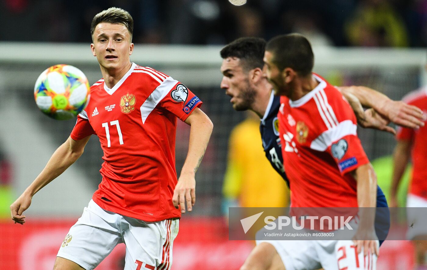 Russia Soccer Euro 2020 Qualifier Russia - Scotland