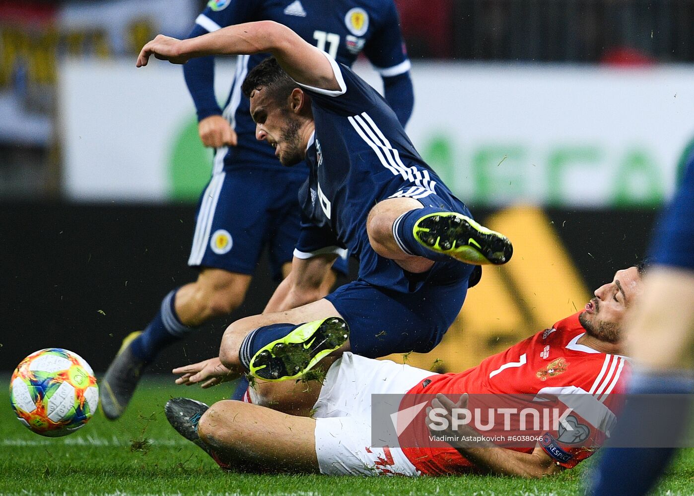 Russia Soccer Euro 2020 Qualifier Russia - Scotland