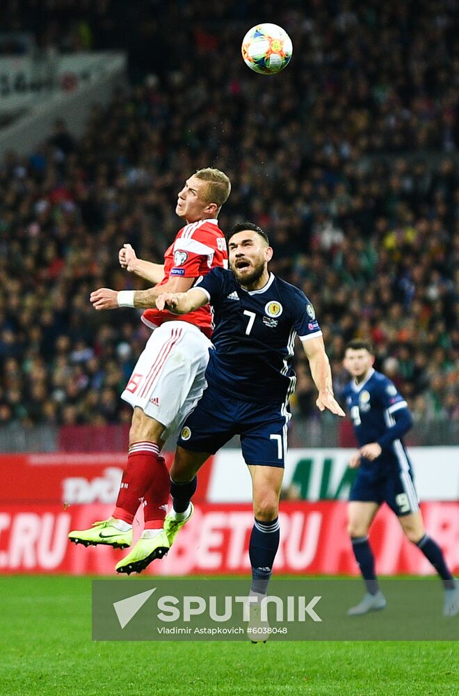 Russia Soccer Euro 2020 Qualifier Russia - Scotland