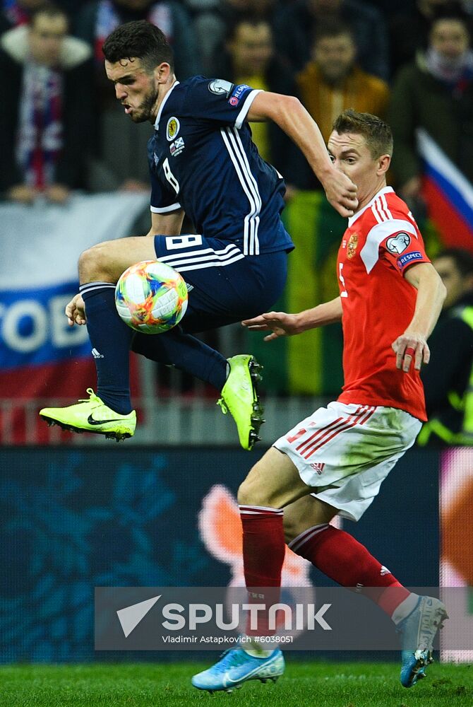 Russia Soccer Euro 2020 Qualifier Russia - Scotland